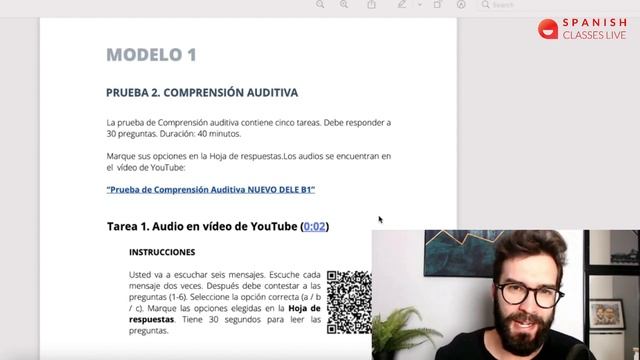 Examen DELE B1. Estructura completa del examen. смотреть онлайн