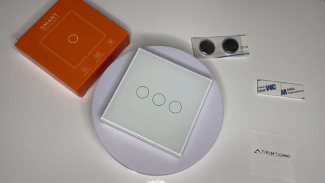 Повторитель переключатель беспроводной Terem Techno для умного WiFi выключателя Tuya RF433 тройной смотреть онлайн