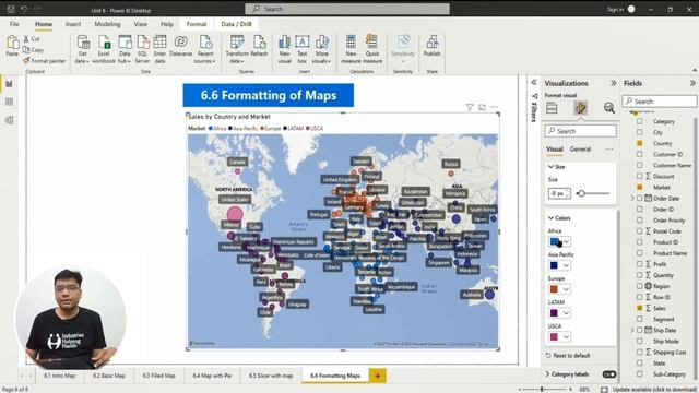 6.6 How to do Formatting of Maps in Power BI | Data Analyst Lecture for Beginner | Nishant Bhaiya смотреть онлайн