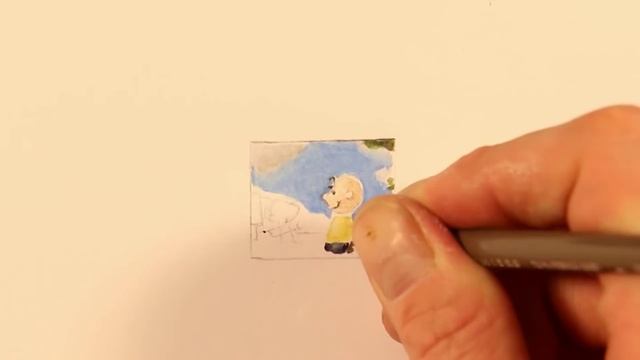 TINY DRAWING CHALLENGE - Charlie Brown and Snoopy! смотреть онлайн