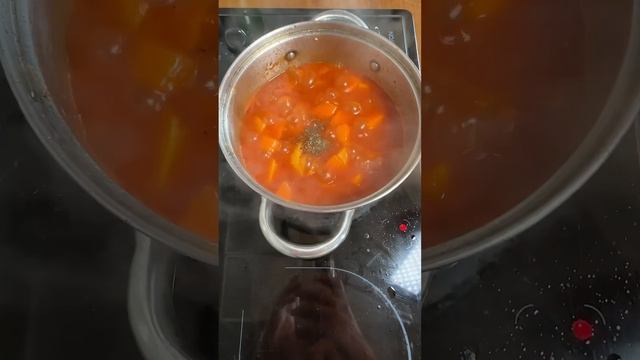 Суп пюре с лососем