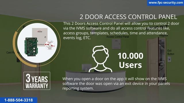 WIFI Controller for Access Control with 2 Doors Access Controller, a Card Reader and a Maglock Kit смотреть онлайн