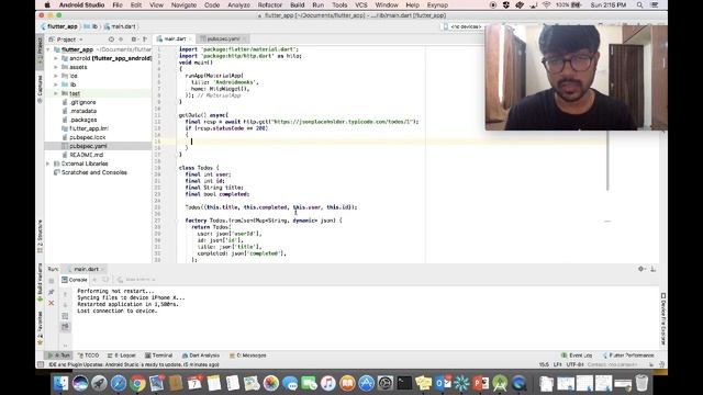Flutter App - Fetch Data from Internet | Http Get Package | Flutter Application Development смотреть онлайн