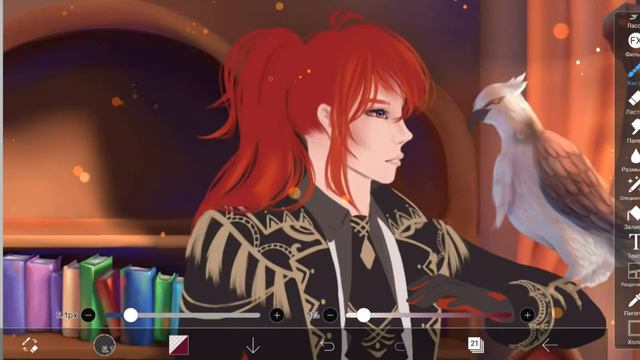 Дилюк SpeedPaint Diluc Геншин Импакт Genshin Impact смотреть онлайн