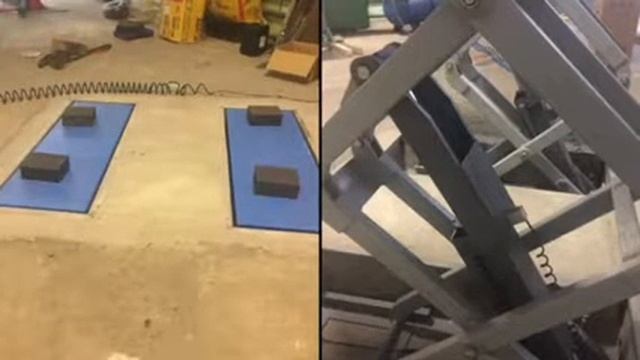 Ножничный подъёмник. Монтаж подъемника. Установка автоподъёмника. смотреть онлайн