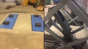 Ножничный подъёмник. Монтаж подъемника. Установка автоподъёмника.