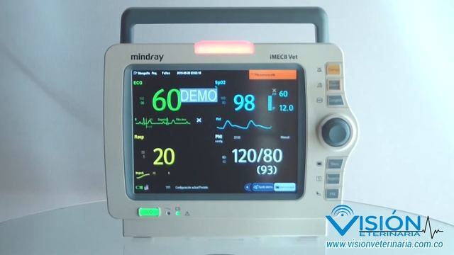 Monitor multiparametros Mindray iMEC 8 Vet distribuido por Visión Veterinaria смотреть онлайн