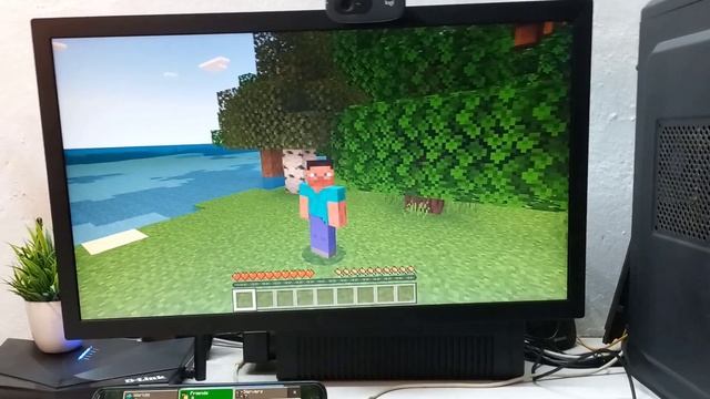 PC Player Mobile Player Ek Sath Gameplay | How to Play PC Player With Mobile Players in Minecraft смотреть онлайн