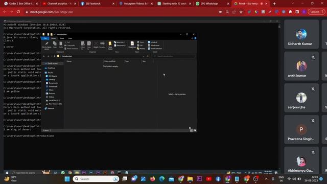 Atomation testing part 7 | java program in notepad | Name of Java program |How to run .class file смотреть онлайн