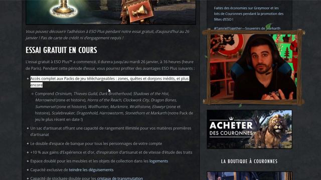 Essai GRATUIT du ESO +│Accès à tous les DLC│The Elder Scrolls Online смотреть онлайн