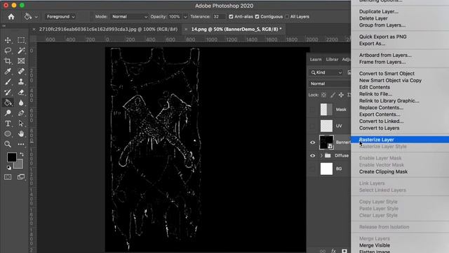 Modeling and Animating a Torn Banner for Horror Game (1-3): Texturing a Torn Banner Flag смотреть онлайн