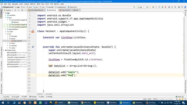 How To Use ListView Using Kotlin in Android смотреть онлайн