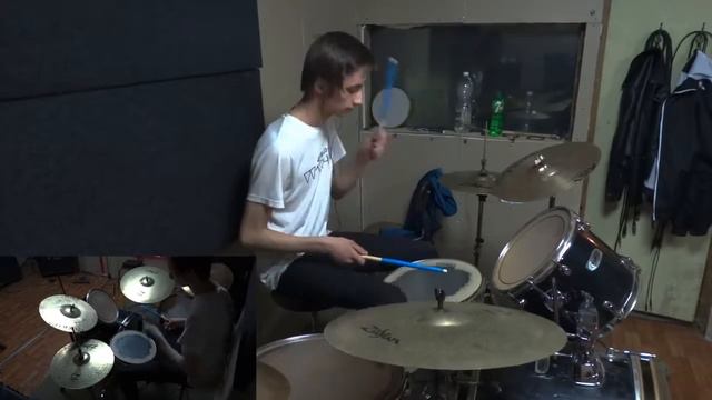 Пошлая молли Любимая песня твоей сестры (Drum cover) смотреть онлайн