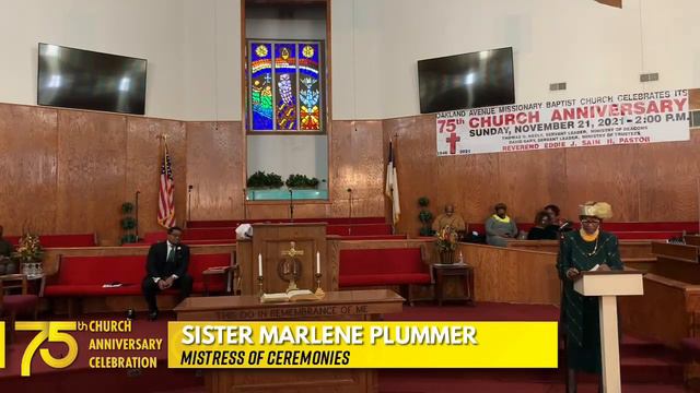 Oakland Avenue Missionary Baptist Church 75th Anniversary - Second Service смотреть онлайн