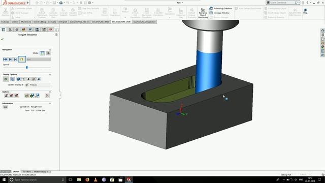 SolidCAM tutorial 1 смотреть онлайн