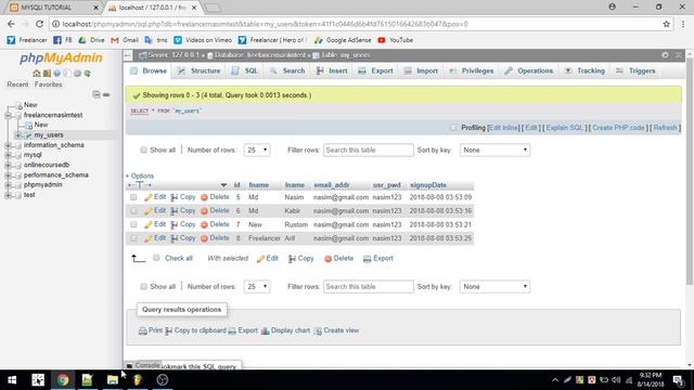 Raw Php Bangla Tutorial | data update,delete,insert | Part 22 | Freelancer Nasim смотреть онлайн