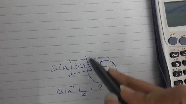 الالة الحاسبة العلمية : ايجاد arc sin و ايجاد sin смотреть онлайн