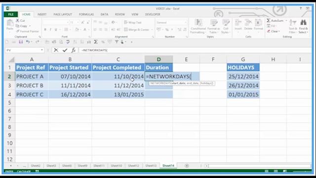 How To Calculate Difference Between Dates In Excel смотреть онлайн
