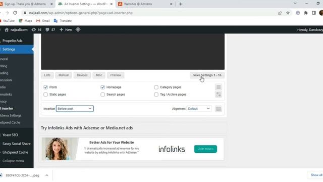 How to insert Adsterra code on Wordpress. смотреть онлайн