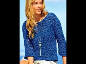 Роскошный цветочный ажур спицами.