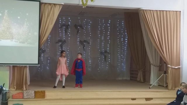 Новогодние сценки. Школа 19 - 2 "б" класс п.Малышева смотреть онлайн