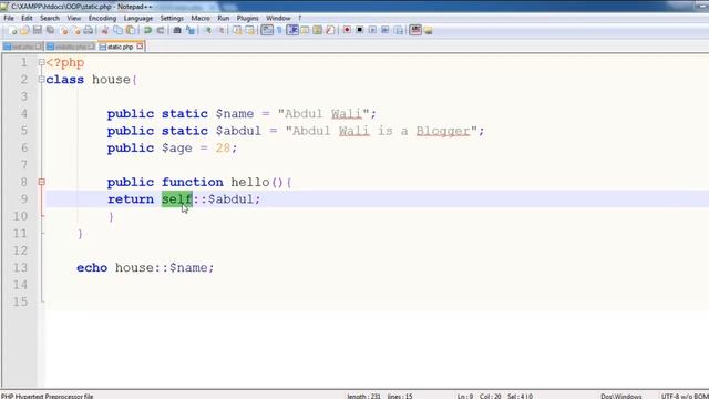 PHP OOP Tutorials in Urdu/Hindi Part 5 of 15 Static смотреть онлайн