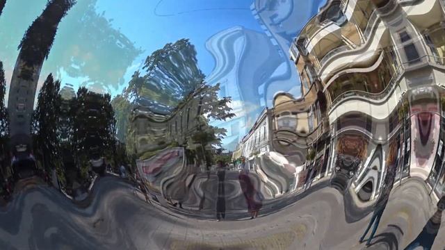 Болгария, г.Бургас, пешеходная улица. Как выглядит и что можно увидеть,прогуляйтесь с нами.#Болгари смотреть онлайн