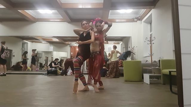 Роксана Башкирова и Агапия Савицкая "Пляски после гала?". IV Калининградский Трайбл Фестиваль. 2018 смотреть онлайн