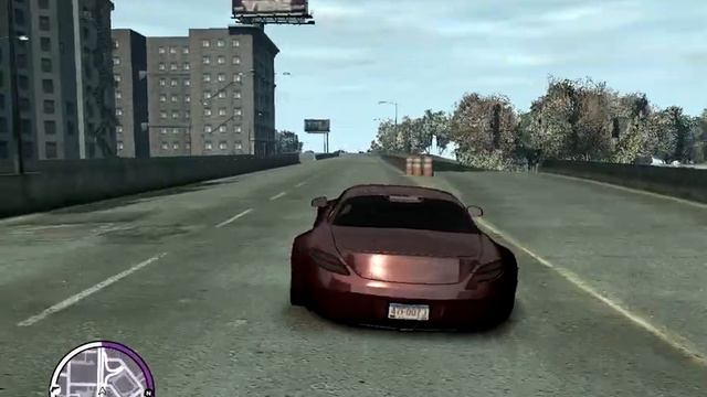 GTA 4 EFLC Mercedes SLS AMG Extreme смотреть онлайн