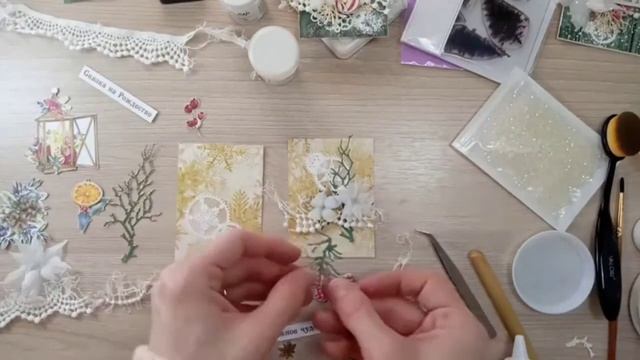 Мастер-класс по АТС "Сказка на Рождество" / эфир от 25.13.20 специально для ScrapMania / Скрапбукин смотреть онлайн