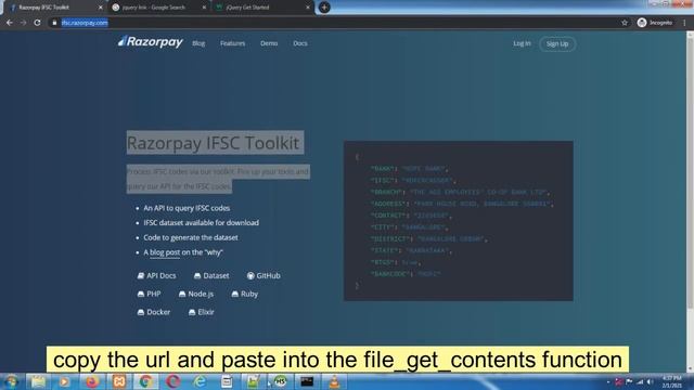 Get Bank Details From Ifsc Code | php ifsccode api смотреть онлайн