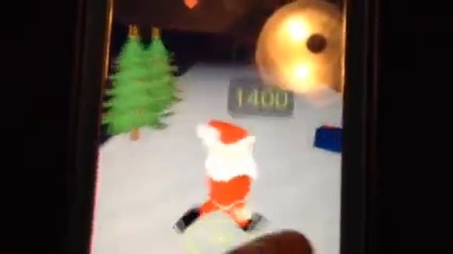 Candy the Cat plays: 3D Santa Run (NORAD tracks Santa games) смотреть онлайн