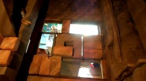 Кладка печи. Труба через потолок.