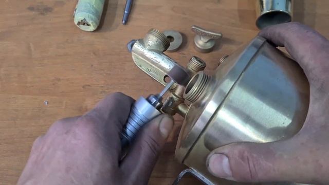 Паяльная лампа Optimus реставрация. Blowtorch Optimus Restoration