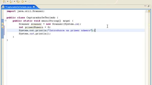 Capturando desde el teclado con Scanner смотреть онлайн