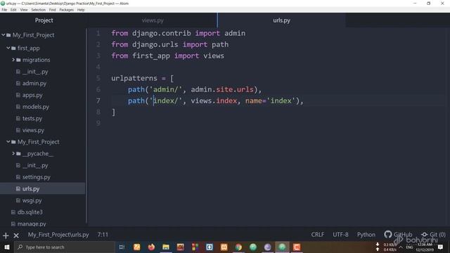 2.2.1 - View and url | Django: Backend Web Development | Bohubrihi Online Course | Bangla Tutorial смотреть онлайн