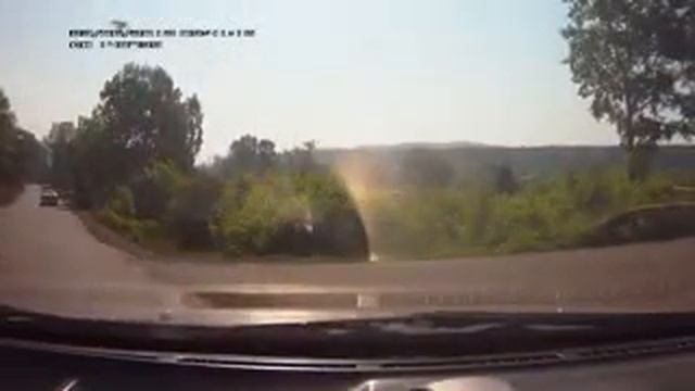 NEW car accident in Russia!Lada Kalina crash! смотреть онлайн