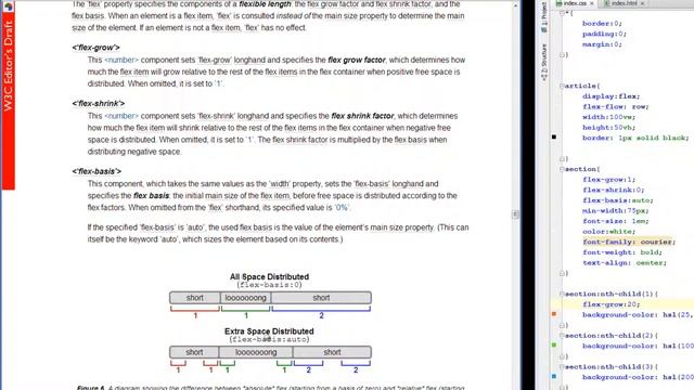 CSS3 FlexBox model - flex-basis and flex-grow - part 8 смотреть онлайн