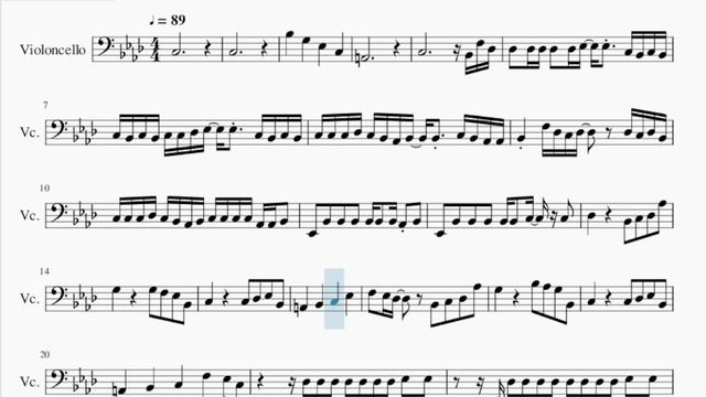 Cello Sheet Music: How to play Kill Bill by SZA смотреть онлайн