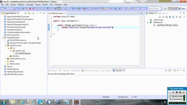 Apache cfx Example in Soap(Web Service) with Eclipse,Tomcat смотреть онлайн