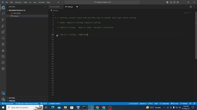 Lec 10 # JavaScript Type Casting Demystified: Mastering the Art of Data Type Conversion смотреть онлайн