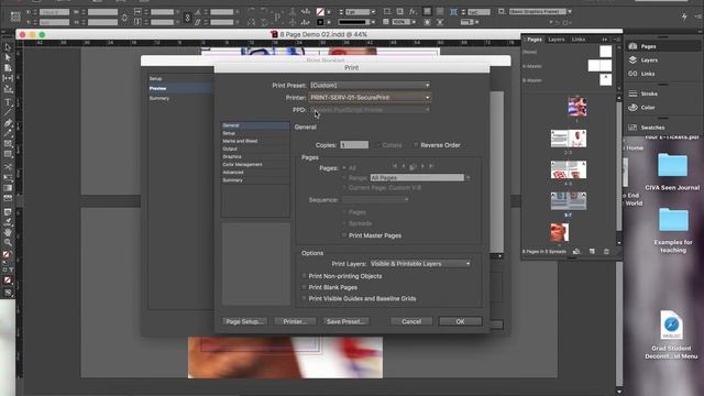 InDesign Packaging and Printing 8page Booklet смотреть онлайн