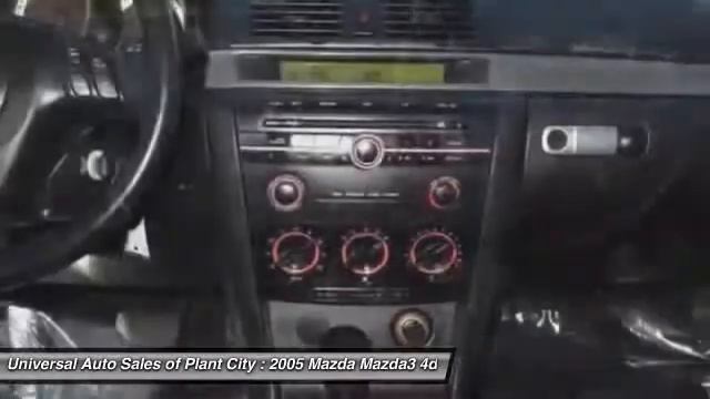 2005 Mazda Mazda3 4dr Sdn S Auto Plant City FL 33567