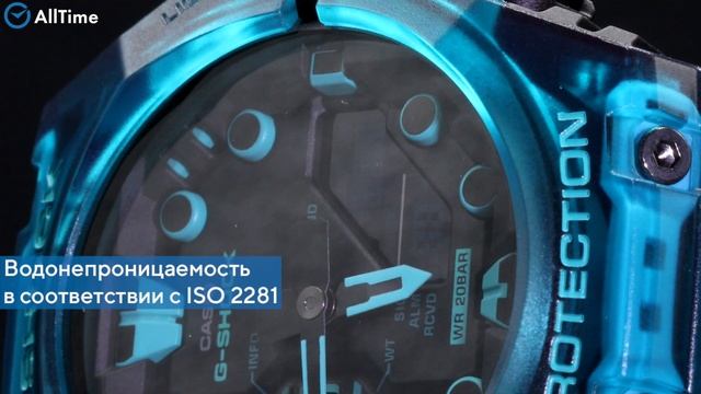 Обзор часов Casio G-SHOCK GA-B001G-2A с хронографом. Японские наручные часы. Alltime
