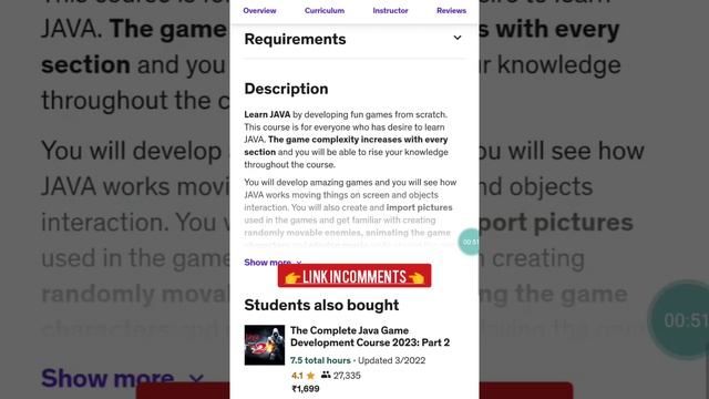 The Complete Java Game Development Course for 2023 смотреть онлайн