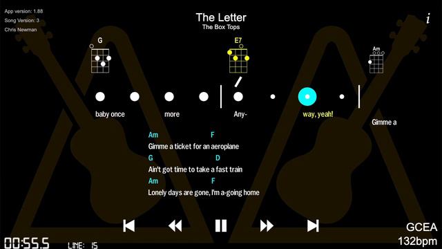 The Letter - ukulele cover, play along and tutorial - UkeTok Online Ukulele Club смотреть онлайн
