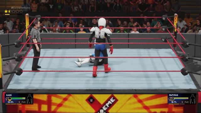WWE 2K19 SANS VS PAPYRUS #wwe #wwe2k19 #undertale #sans #papyrus смотреть онлайн