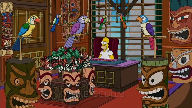 The Wiki-Waka Liki-Laka Mr. Burns. - The Simpsons - Season 28 "The Last Traction Hero" смотреть онлайн