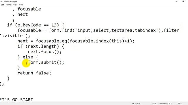 07. HOW TO USE ENTER FOR GO TO NEXT FIELD IN ORACLE APEX смотреть онлайн