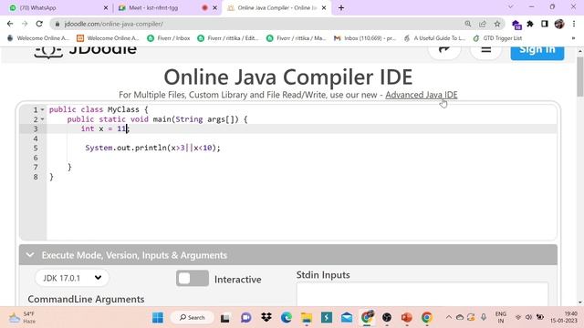 Learn Online Java from basics Class-5 смотреть онлайн